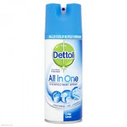 [T002199] Dettol Disinfectant Spray Crisp Linen 400ml