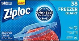 [916198] Ziploc Gallon Freezeer Bags 38 CT