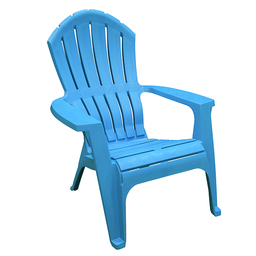 [8371-21-3700 / 258385] ****Adams RealComfort Resin Adirondack Chair Pool Blue