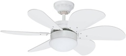 [21692] Hunter Revolutions Sprint Ceiling Fan with Light 30 In., White(C.F.M - 1824)
