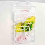 [SC41287] Home Basics Over-the-Cabinet Bag Holder