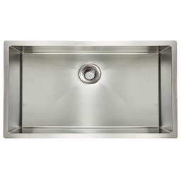 [RHKS-HFES3118 RHKS15576] Royal Homes Single Bowl Kitchen Sink 31 x 18 x 9 In. 304 Stainless