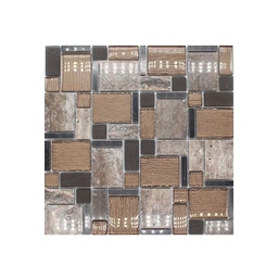 [RHM15592] Royal Homes Glass Mosaic 11.8In.x11.8In.