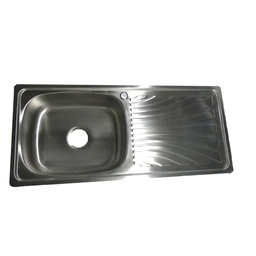 [RHKS-DYSC9643] ****Royal Homes Topmount Kitchen Sink 37.5x17x6in 304 Stainless Steel