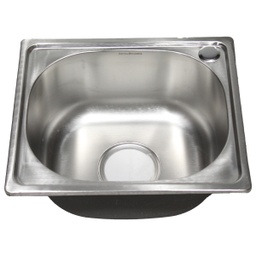 [RHKS-DYSC3833C] Royal Homes Kitchen Sink In.15x12.5x6.5In.- 304 Stainless Steel