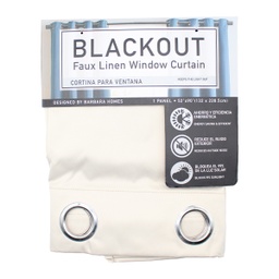 [715-N20-05479] BLACKOUT FAUX LINEN WINDOW