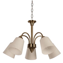 [43 04858-31] Ike Lite 5L Hanging Lamp Antique Brass E27 60W