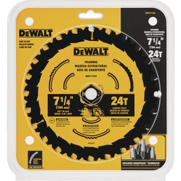 [DWA171424] ****DeWalt ToughTrack 7-1/4 In. 24-Tooth Framing Circular Saw Blade