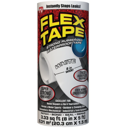 [TFSWHTR0805] ****Flex Tape 8 In. x 5 Ft. Repair Tape, White