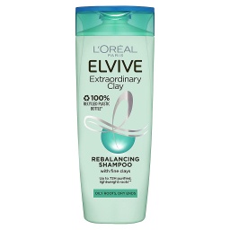 [ELV027] ****L'Oreal Elvive Extraordinary Clay Rebalancing Shampoo, 400ml