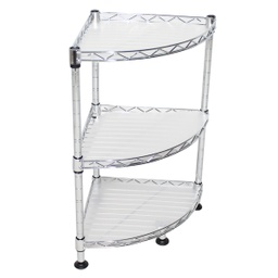 [RHS16240] Royal Homes Shelving - Corner kitchen Rack - 250*250*H450 mm - Chrome