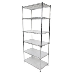 [RHS16246] Royal Homes Shelving Storage Rack 24In. W x 14 D x 59In. H, Chrome