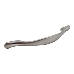 [18Z0021-96 SN] ****Royal Homes Flat Bow Handle - Brushed Nickel - 96mm