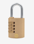 [11772] ****Yale Y151- Brass Combination Padlock (30 mm) - 3 Dial Lock 1000 Combinations - Standard Security