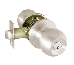 [9009] Yale Knob Bolton US32D Keyed Entry Vi