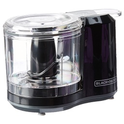 [HC150B] Black &amp; Decker One-Touch Food Chopper 1.5 Cup Black