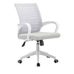 [4618] Royal Office Chair Mesh Back White (Weight Limit 220lb)