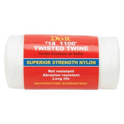 [338414] ****Do it Twisted Twine Nylon #18 x 1100 ft White