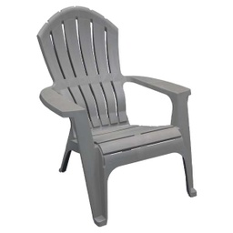 [8371-13-3900 / 254075] ****Adams RealComfort Resin Adirondack Chair Grey