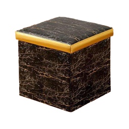 [RHHX11-38/ZY-132] ****Royal Homes Storage Foot Stool 15x15in Marble Design