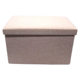 [HHHF-IDFN-23005 / RHHX12-76 / RHHX12-76/ZY-132] Royal Homes Storage Foot Stool 30x15 In. Linen Design
