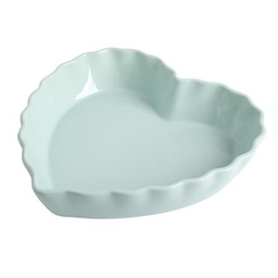 [128887.01] ****Martha Stewart Heart Shape Bakeware 11in Stoneware Martha Mint