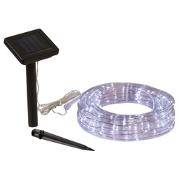 [B-22CW - VR21807] ****Outdoor Expressions 28 Ft. 100-Light LED Cool White Solar Rope Light