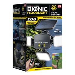 [7897] Bell+Howell Bionic Motion Activated Solar Floodlight