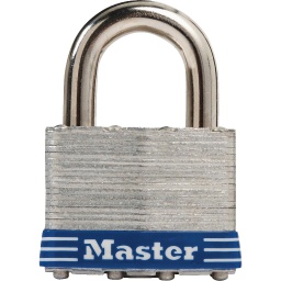 [5D] ****Master Lock 4-Pin Tumbler Keyed Padlock 2 In.