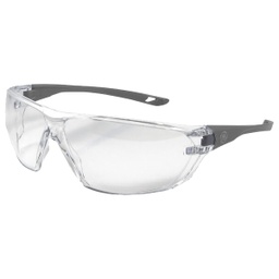 [GE203C] ****GE Gray Safety Glasses Clear Lens