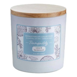 [C8870] ****Candle Warmers 15oz Tranquility Aromatherapy Candle - Lotus and Sandalwood