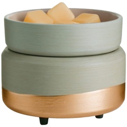 [CWDMID] Candle Warmers 2-In-1 Classic Fragrance Warmer, Midas