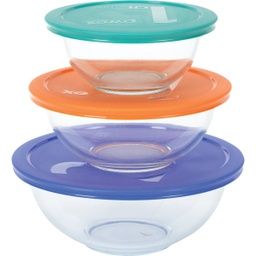 [1071025] Pyrex Smart Essentials 6-Piece Mixing Bowl Set