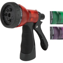 [55017] Best Garden 7-Pattern Nozzle Poly Translucent Assorted Colors