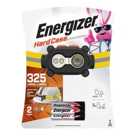 [TUFHD31PE] ****Energizer Hard Case Professional 325 Lm. LED 3AAA Headlamp