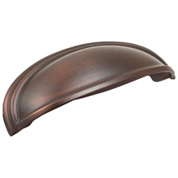 [BP36640ORB] ^Amerock Ashby 4 In. &amp; 3 In. Oil Rubbed Bronze Center-to-Center Cup Pull