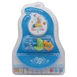 [832-46-B90449] ****Infant Series Baby Bib Set Blue