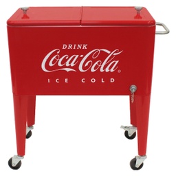 [CP 98105] Coke Retro Cooler 60Qt Red/ Silver