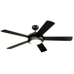 [78016] Westinghouse Comet Ceiling Fan 52 In. Matte Black