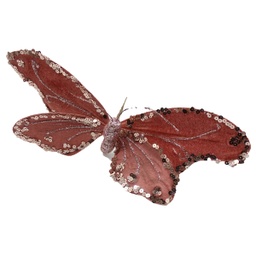 [831-AMX044-1627T] ****Miro Butterfly 4P Gentle Rose 27x14cm