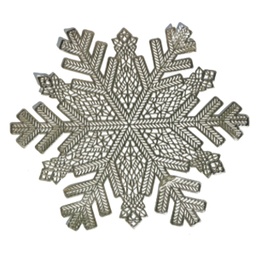 [831-XMTX002-008B] Miro Christmas Placemat Snowflake 39x44cm