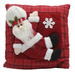 [831-XMTX532-074-21C] ****Miro Decorative Pillow 14in Santa/Mrs Clause