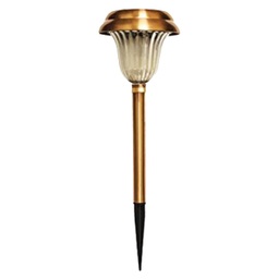 [46 03072-9] ****Outdoor Solar LED Garden Lights w/ Spike, Copper