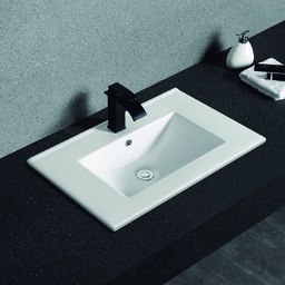 [6074 Basin RHTBS20767] Royal Homes Topmount Bathroom Sink 24.0In.x18.3In.x6.6In.