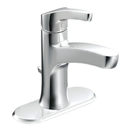 [WSL84733] Moen Danika Chrome One-Handle High Arc Bathroom Faucet