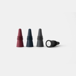 [W6121N] Rabbit Silicone Wine Bottle Stoppers - Set of 4