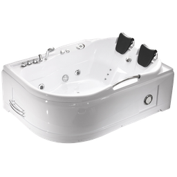 [A006 RHJB19600] Royal Homes Jacuzzi Bathtub left Side 66.9In.x47.2In.x26.7In.