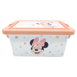 [13034] ****Disney Kids Storage Container 3.7L Minnie Indigo Dreams