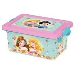 [4447] ****Disney Kids Storage Container 3.7L Princess Tea Party