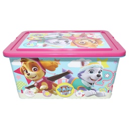 [5228] ****Disney Kids Storage Container 35L Paw Patrol Girls